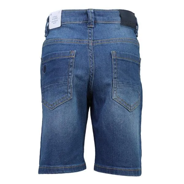 BOYS BASIC 5-POCKETS DENIM SHORTS - BLUE