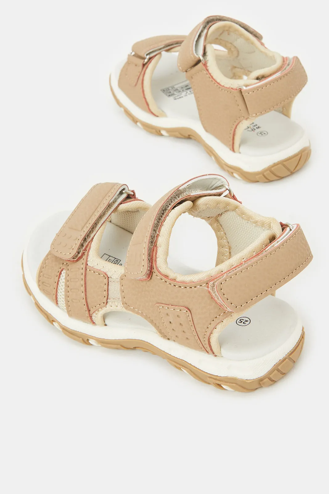 Boys Beige Sporty Sandal