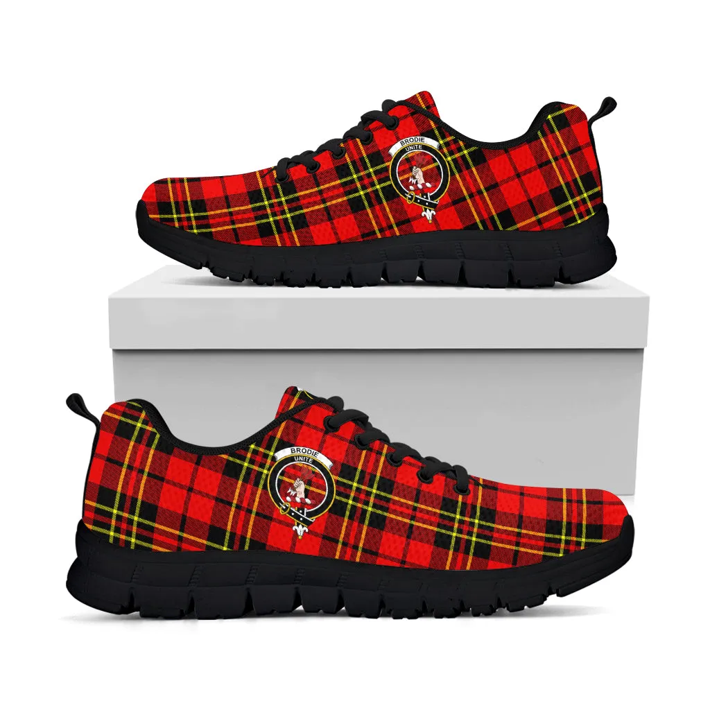 Brodie Modern Tartan Sneakers with Family Crest