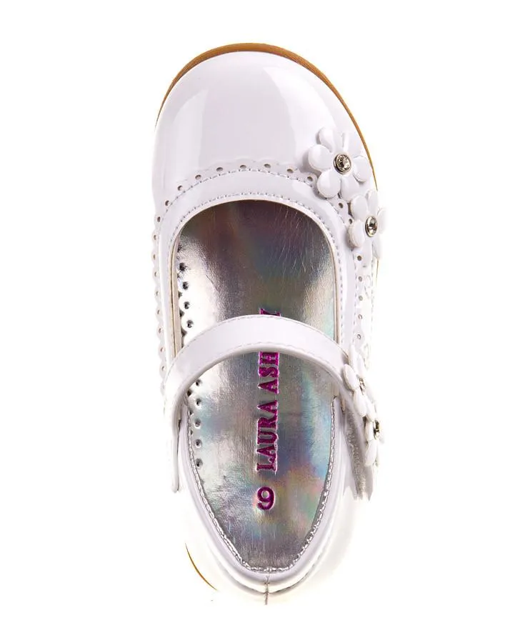 Bronwyn Girls White Mary Jane Dress Shoes