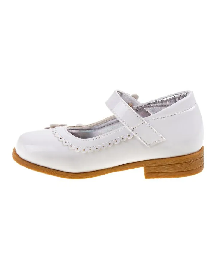 Bronwyn Girls White Mary Jane Dress Shoes