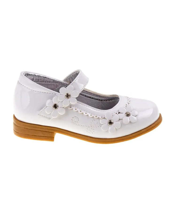 Bronwyn Girls White Mary Jane Dress Shoes