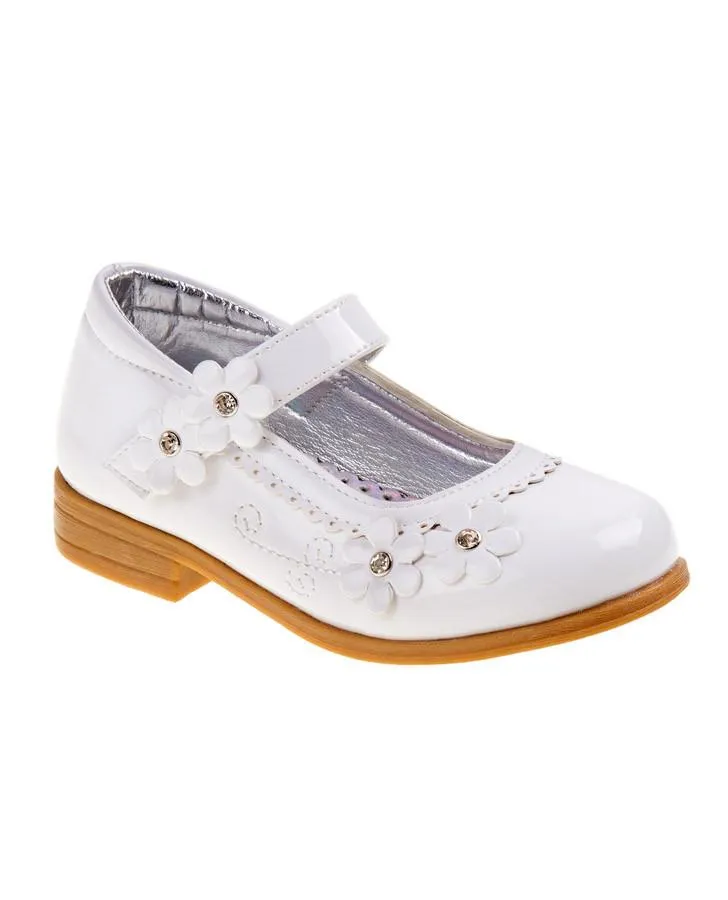 Bronwyn Girls White Mary Jane Dress Shoes