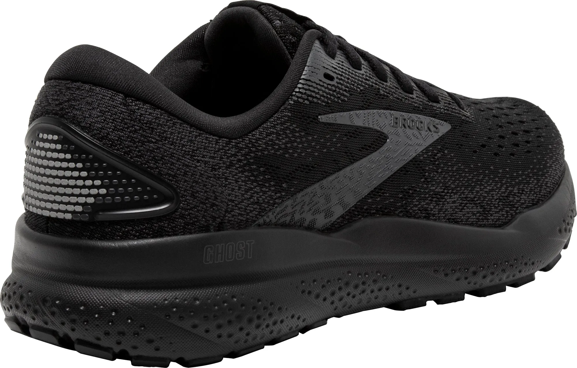 Brooks Ghost 16 WIDE FIT (4E) Mens Running Shoes - Black