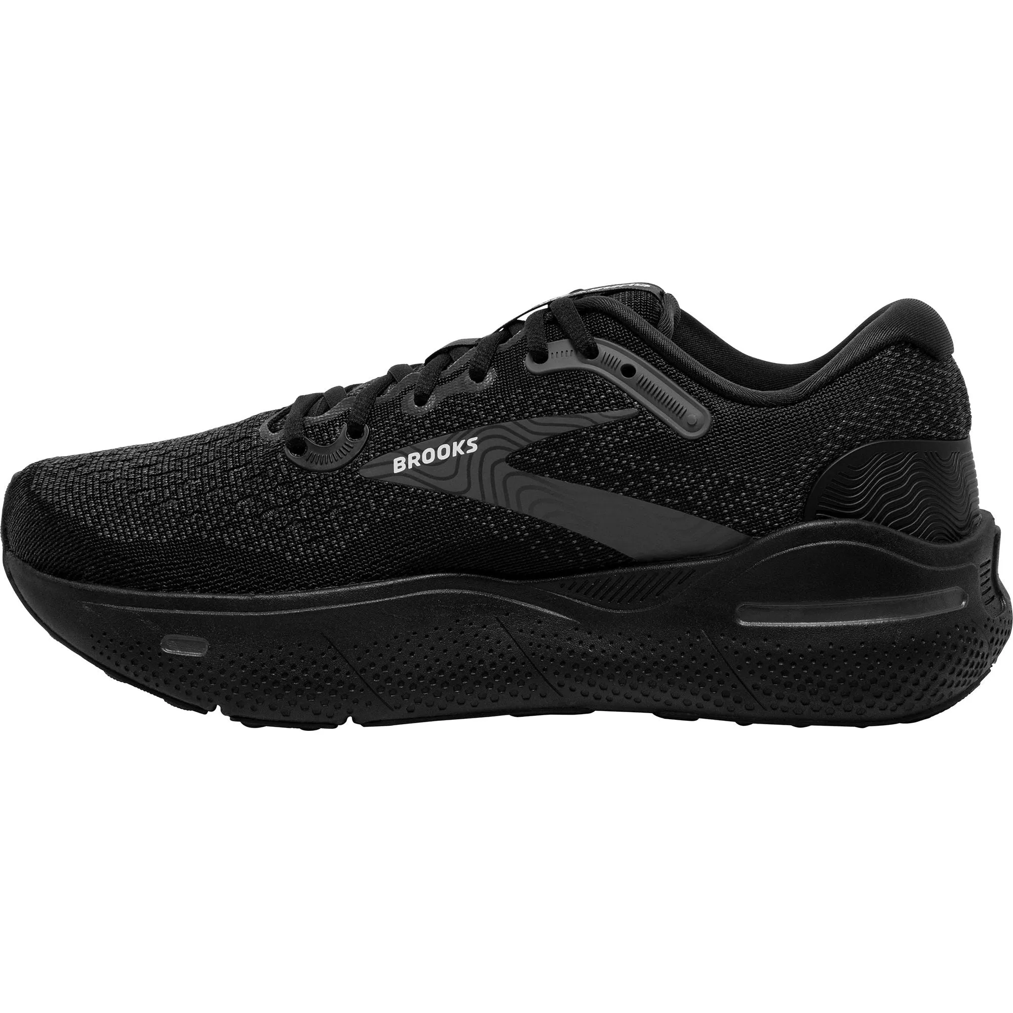 Brooks Ghost Max WIDE FIT Mens Running Shoes - Black