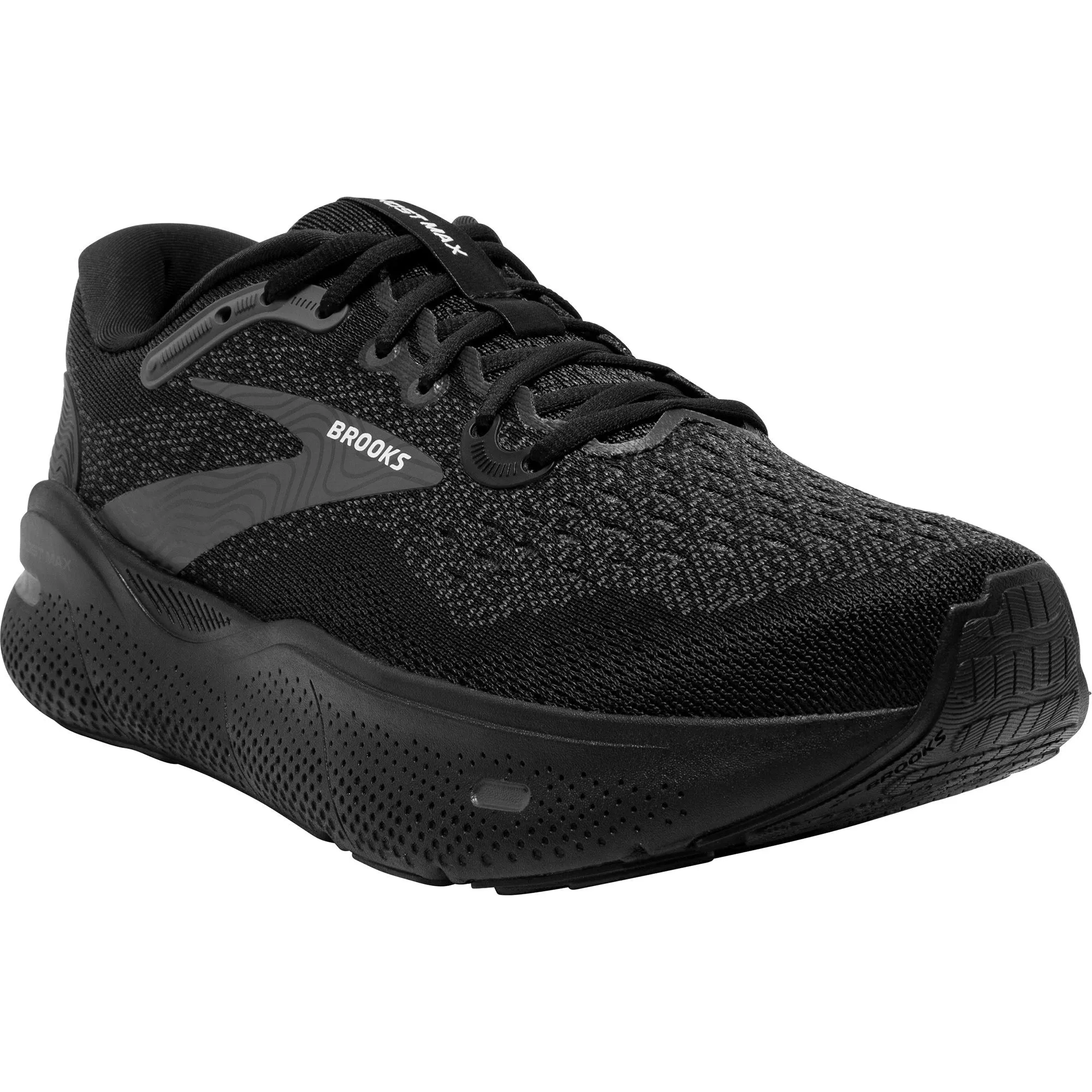 Brooks Ghost Max WIDE FIT Mens Running Shoes - Black