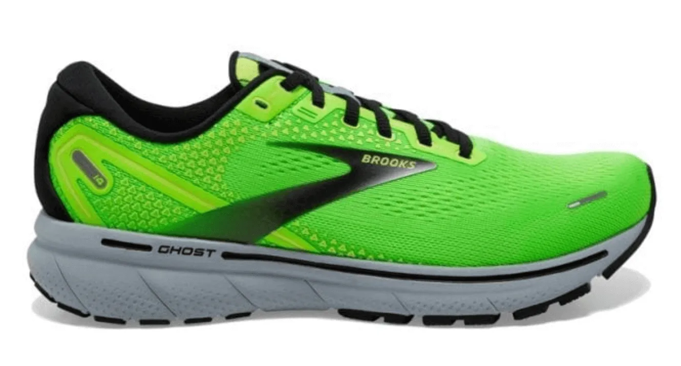 Brooks Mens Ghost 14 Running - Green/Grey