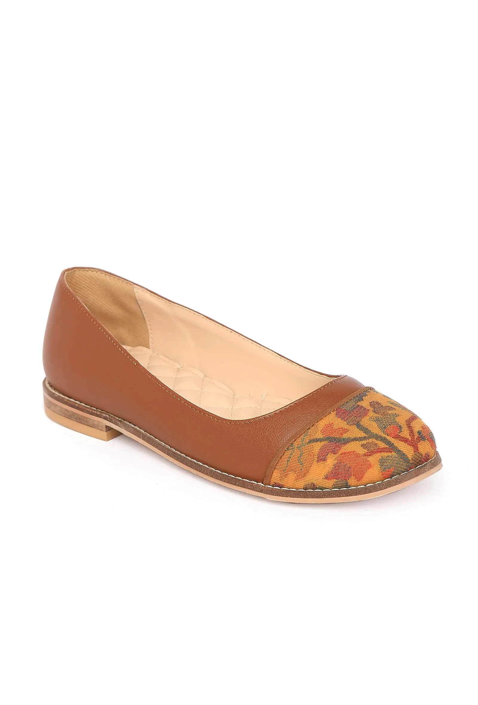 Brown Kani Cruelty Free Ballerina Flats