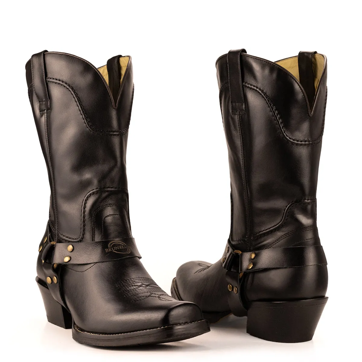 Brunello's The Rider Boot in Black