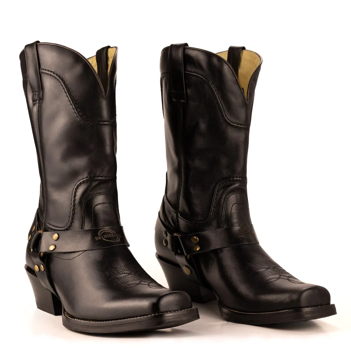 Brunello's The Rider Boot in Black