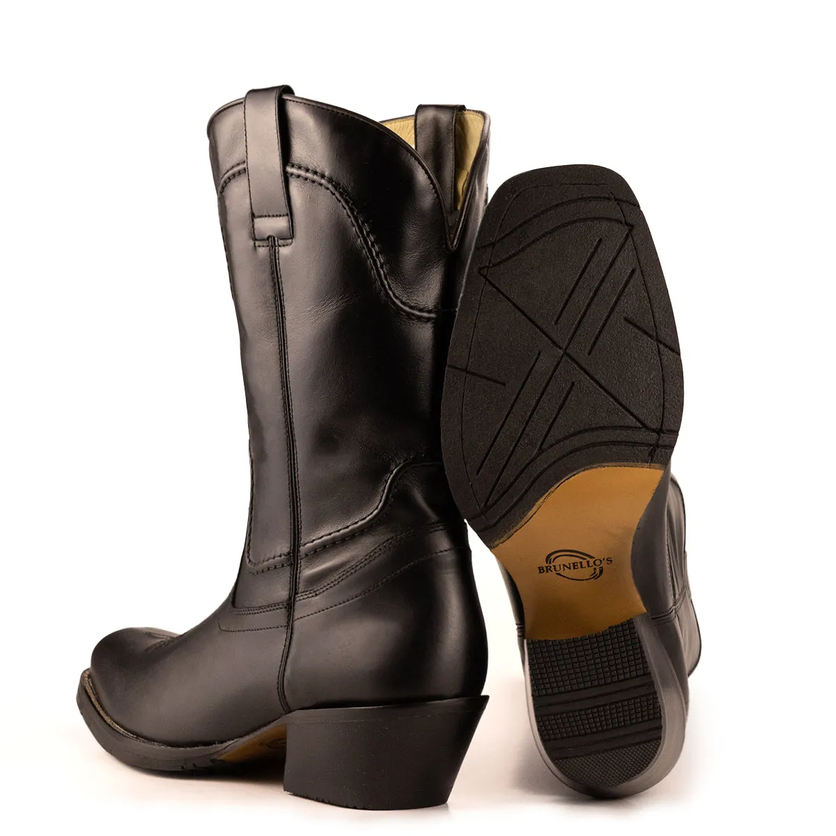 Brunello's The Rider Boot in Black