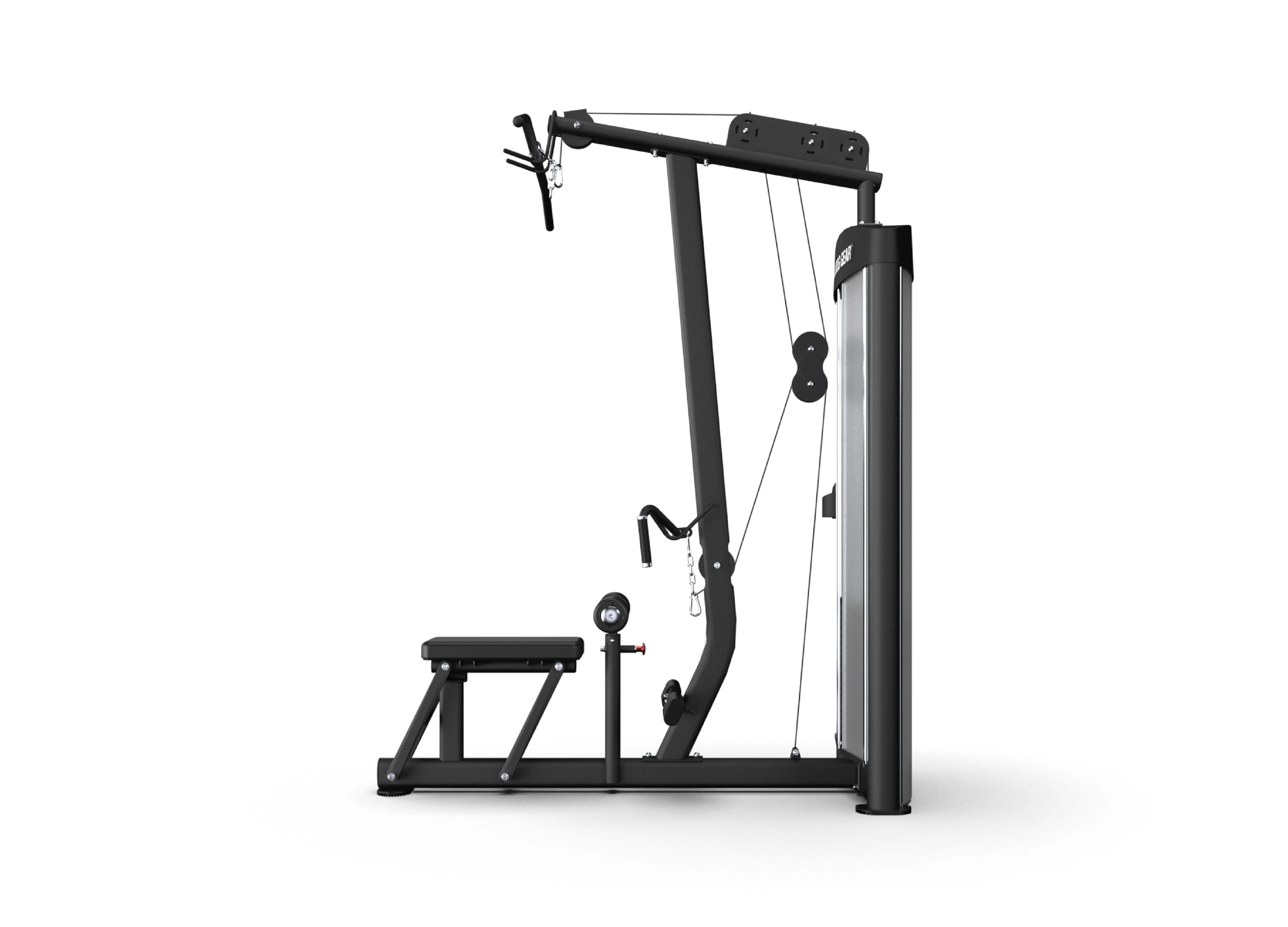 Bulldog Gear - Dual Function Lat Pulldown/Seated Row Machine 120kg Stack