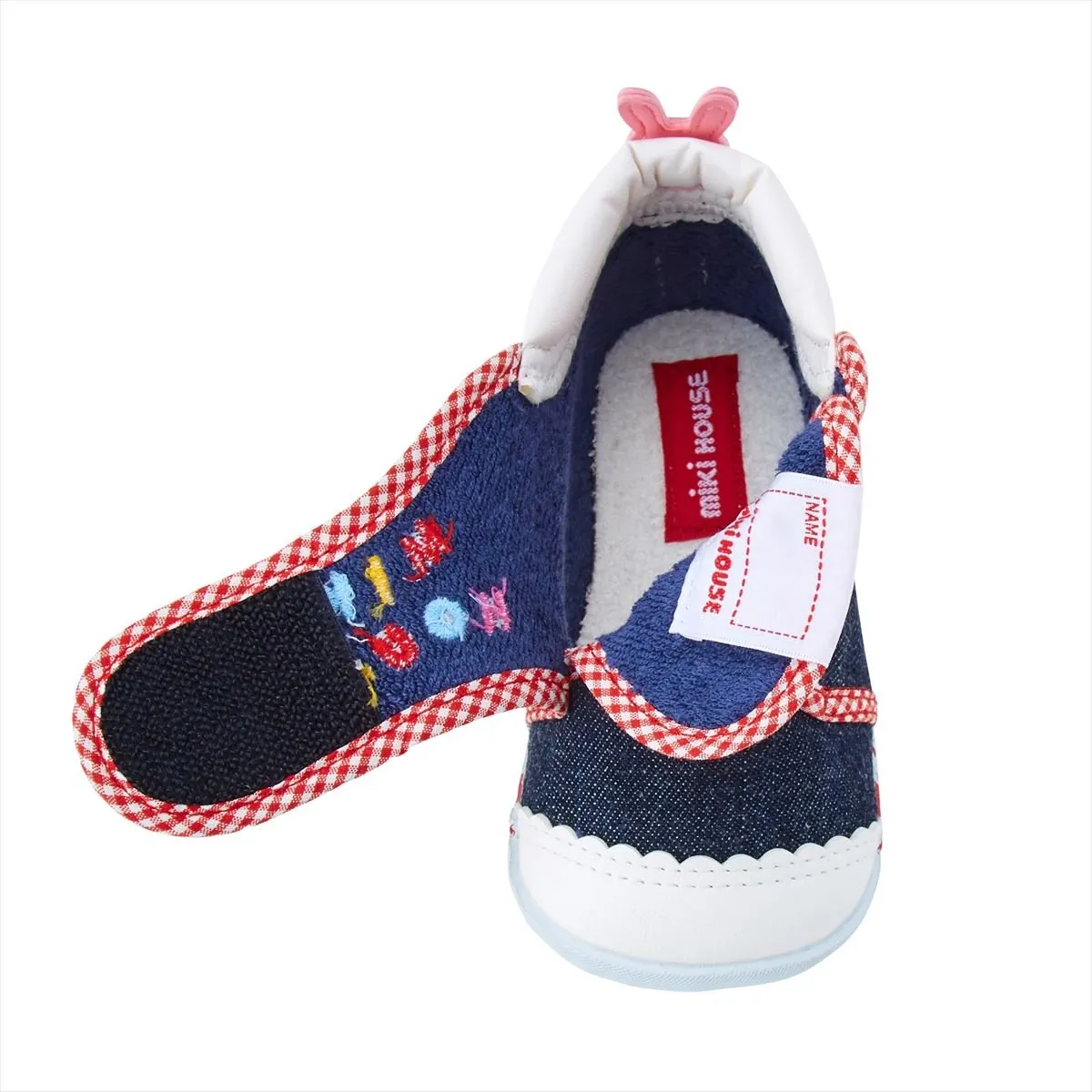 Bunny Denim First Walker Shoes