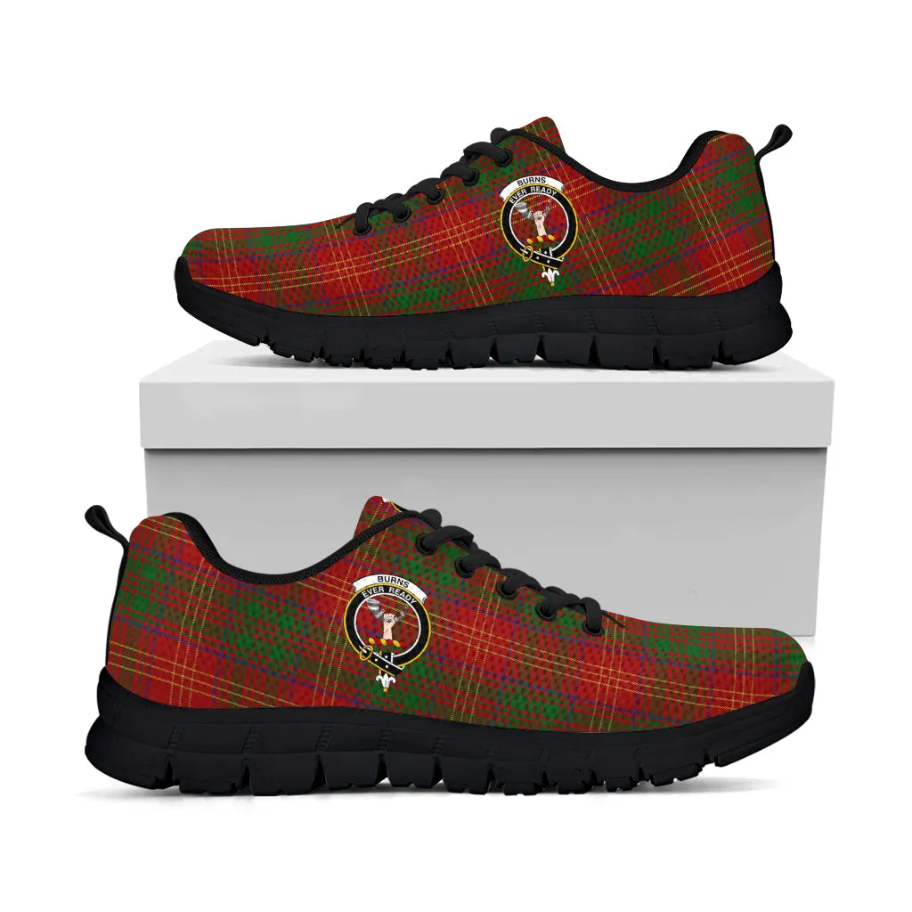 Burns Tartan Sneakers with Family Crest