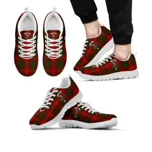 Burns Tartan Sneakers with Family Crest