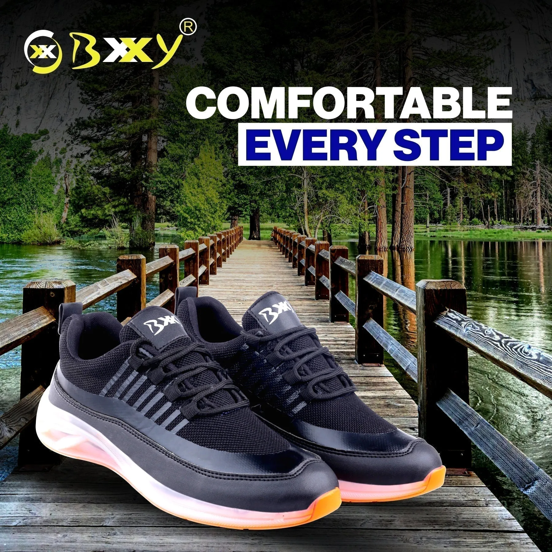 Bxxy's Fashionable Sports Lace-up Shoes for Men