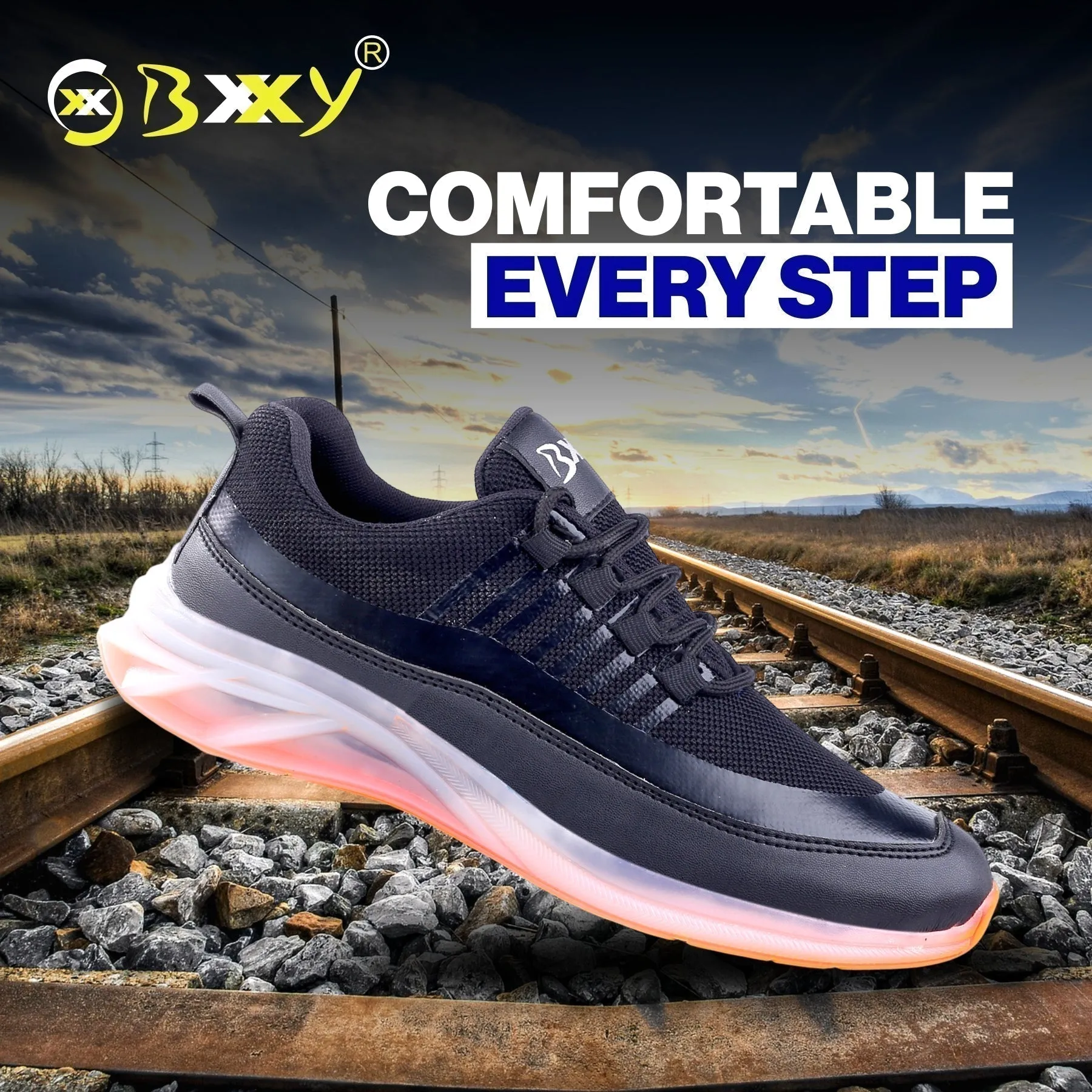 Bxxy's Fashionable Sports Lace-up Shoes for Men