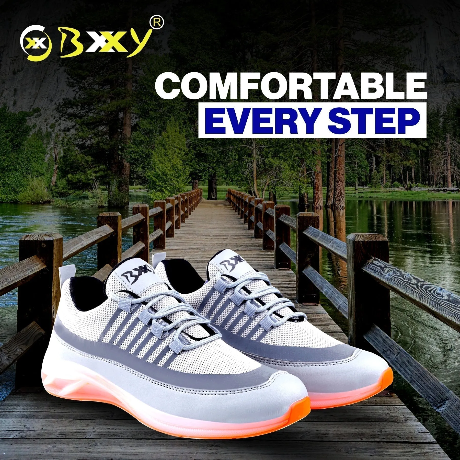 Bxxy's Fashionable Sports Lace-up Shoes for Men