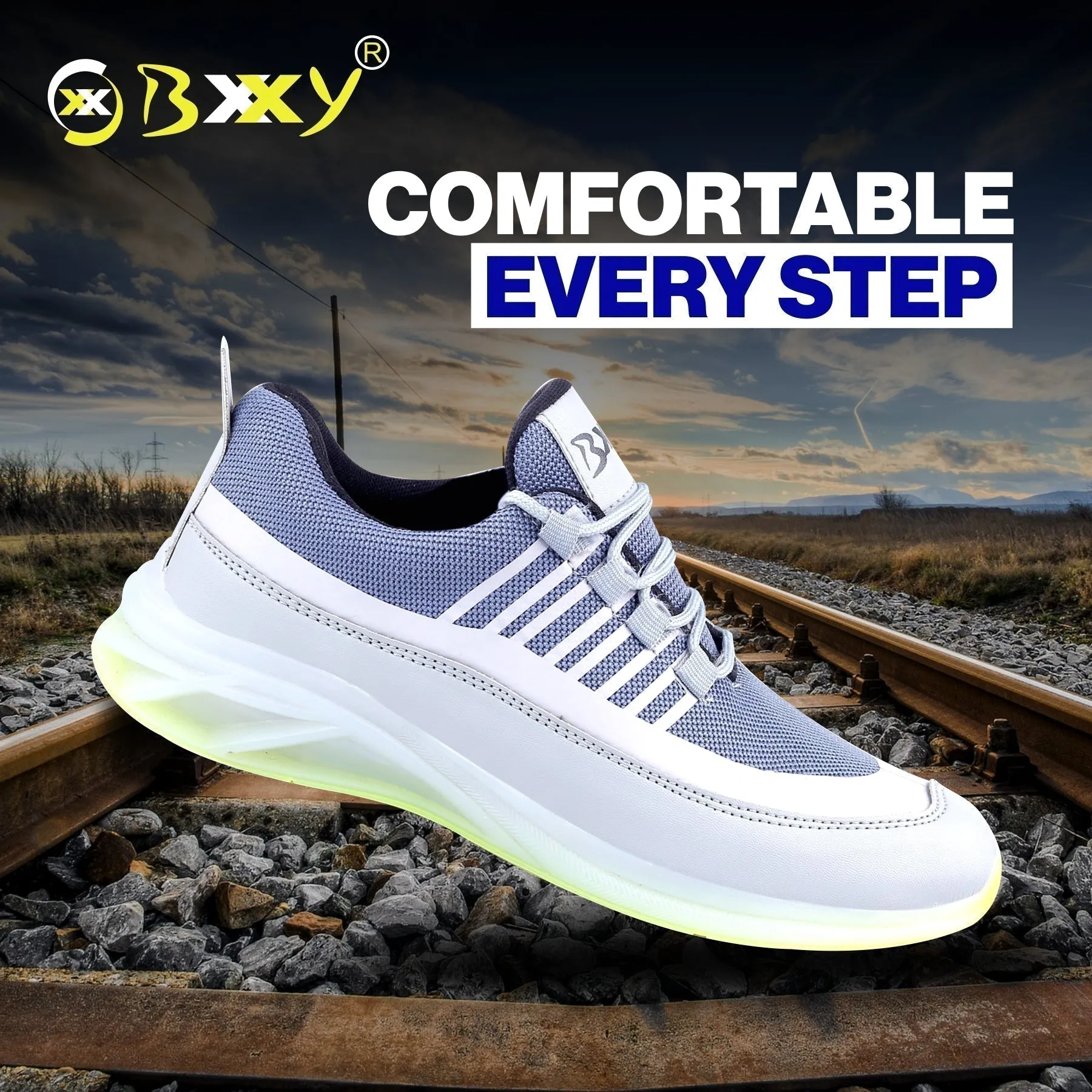 Bxxy's Fashionable Sports Lace-up Shoes for Men