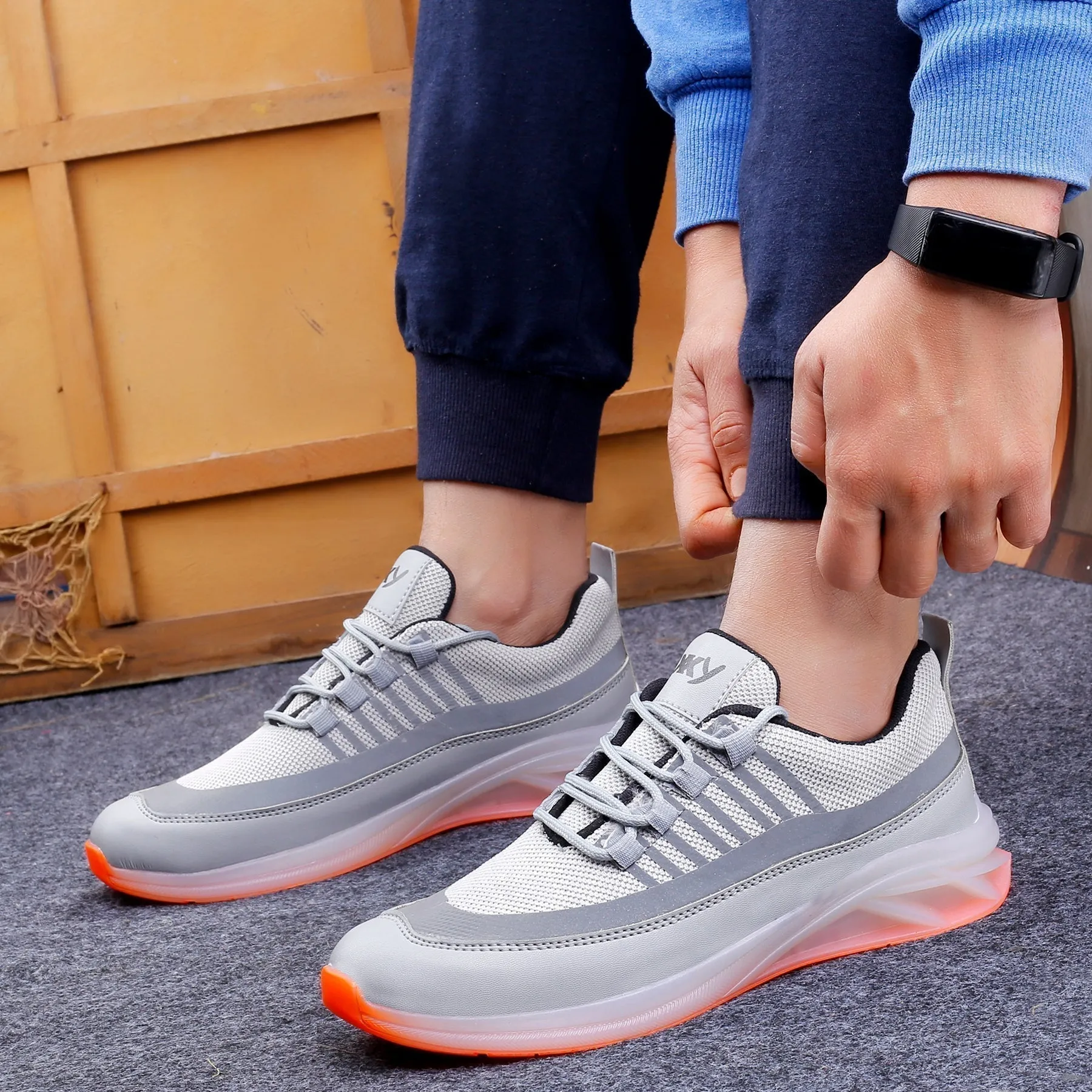 Bxxy's Fashionable Sports Lace-up Shoes for Men