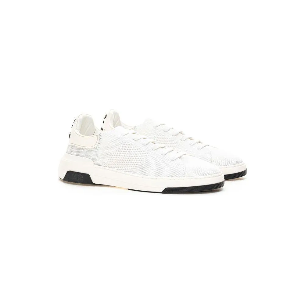 Casadei Elegant White Leather Sneakers