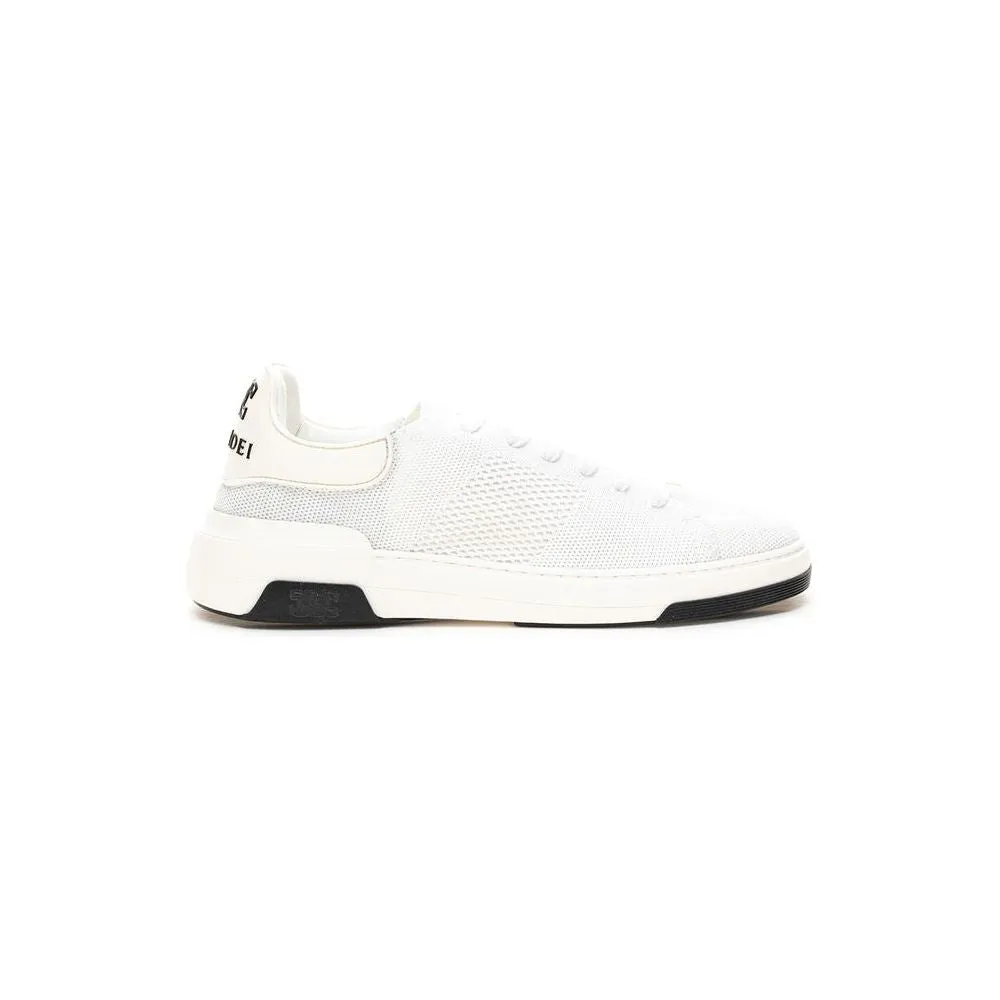 Casadei Elegant White Leather Sneakers