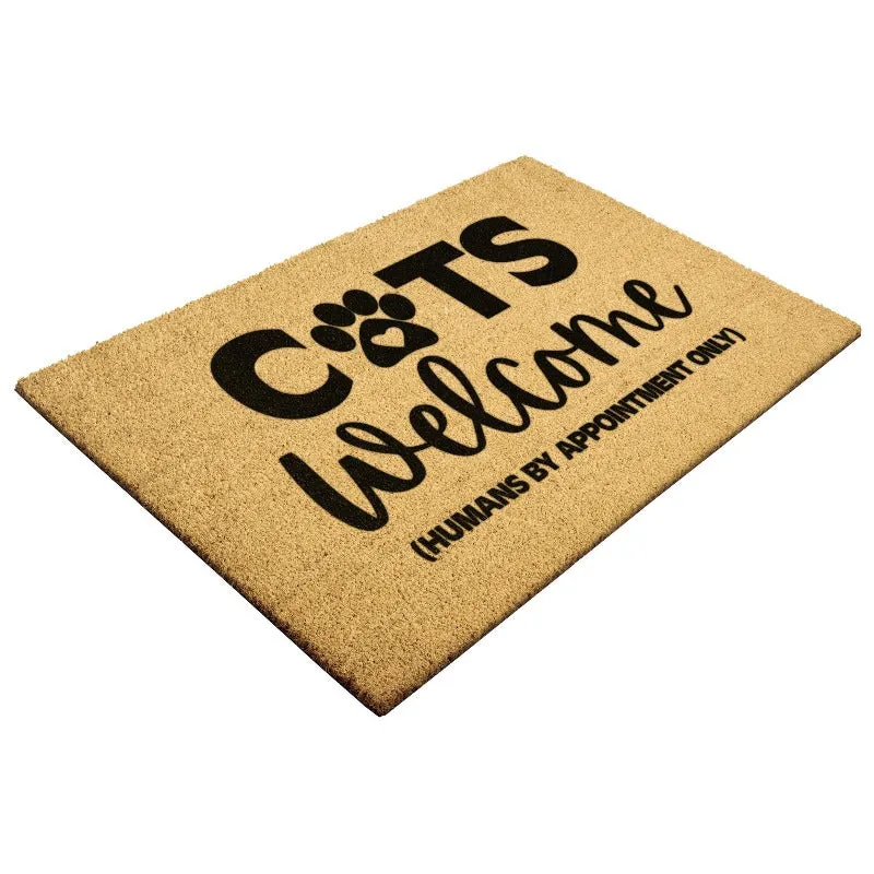 Cat Doormat Welcome Entryway