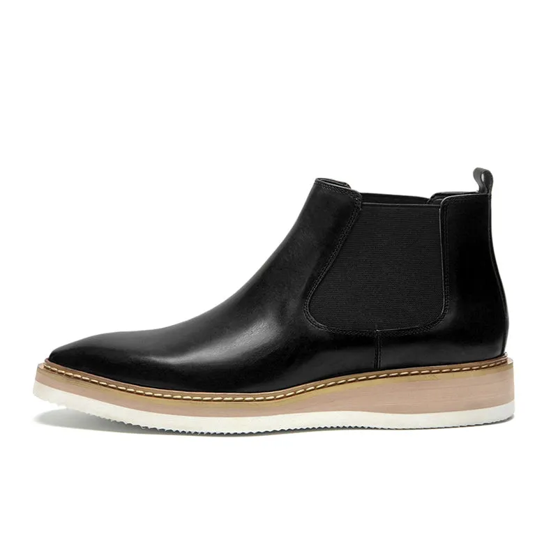 ChicHide Casual Platform Slip-On Ankle Boots