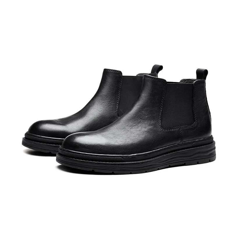 ChicHide Leisure Slip-On Ankle Boots