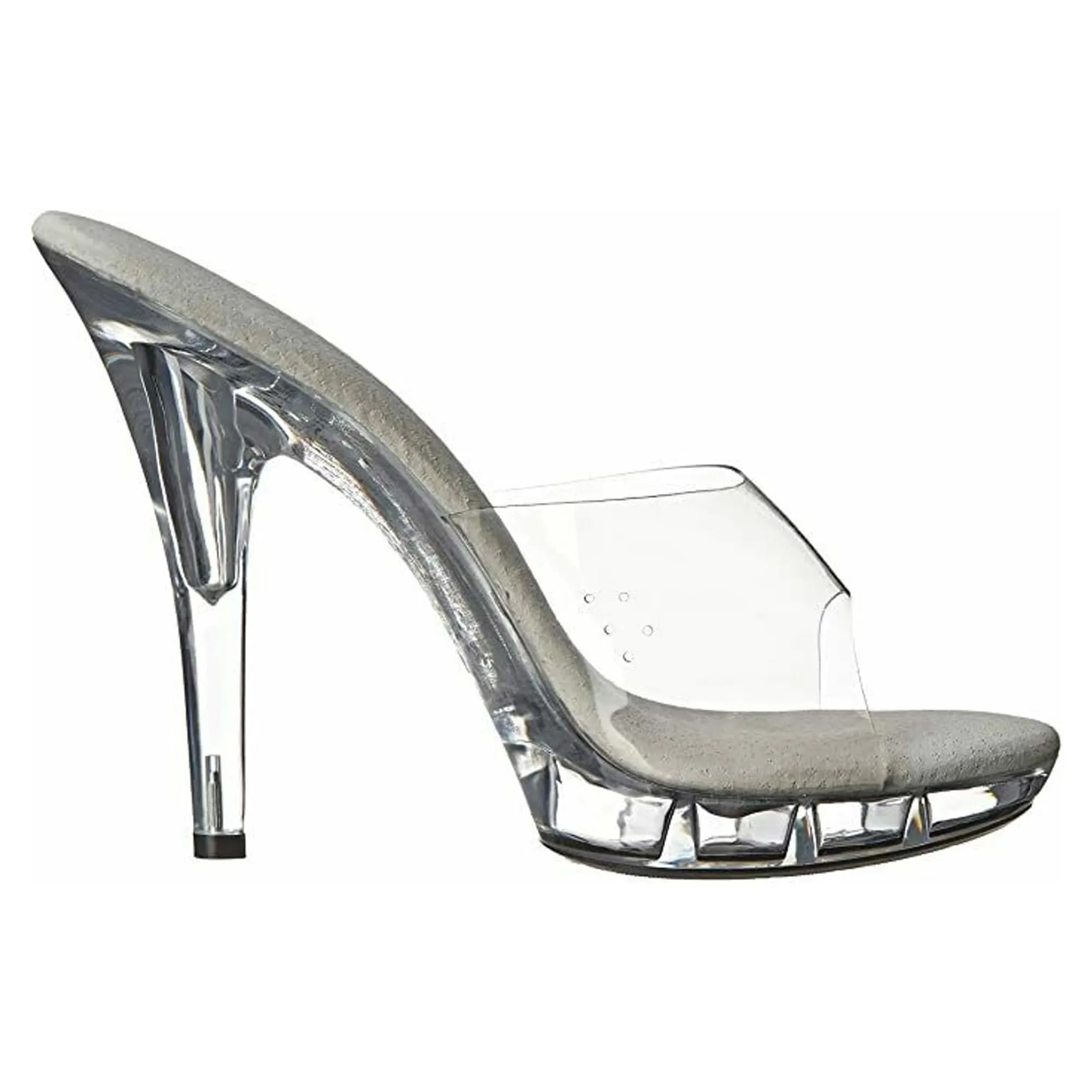 Clear 5" Vanity Women's Costume Heels