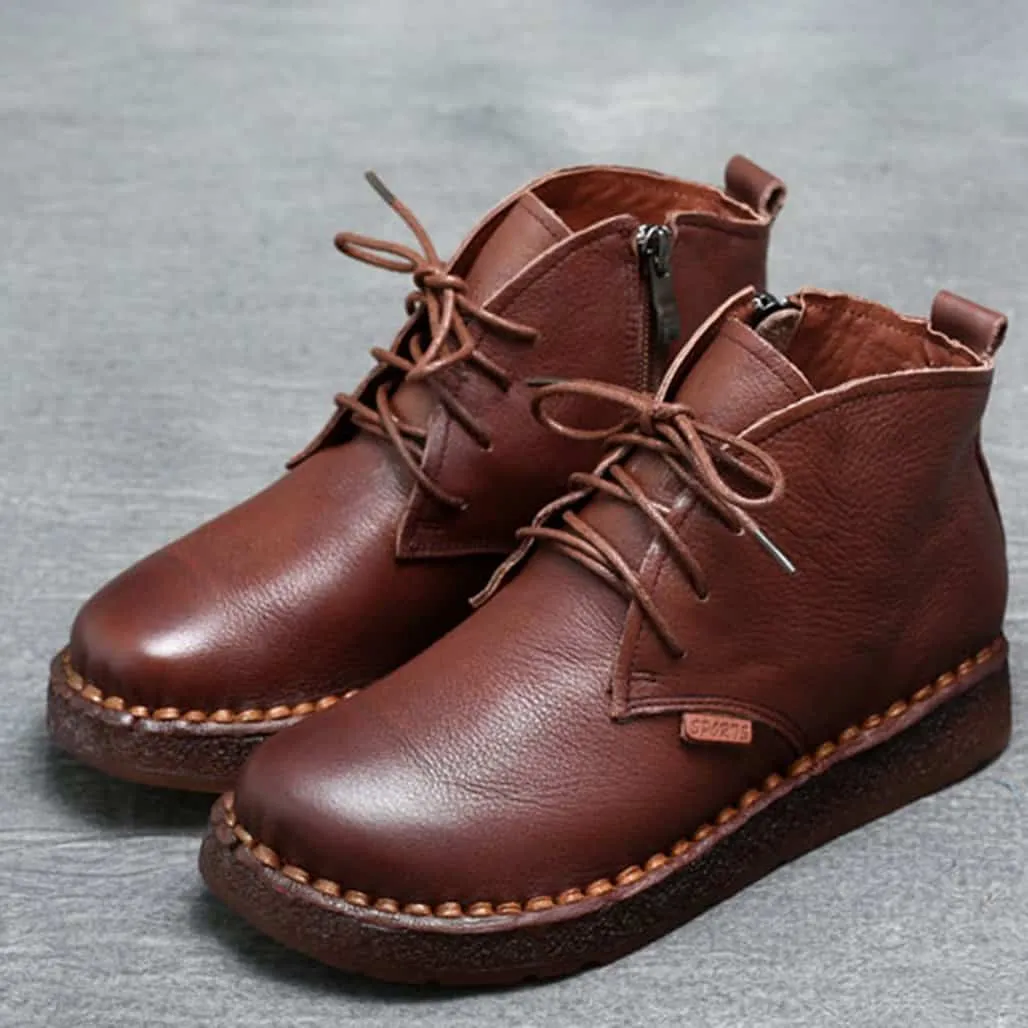 [Clearance]BEST Winter Comfortable Handmade Retro Walking Boots 42