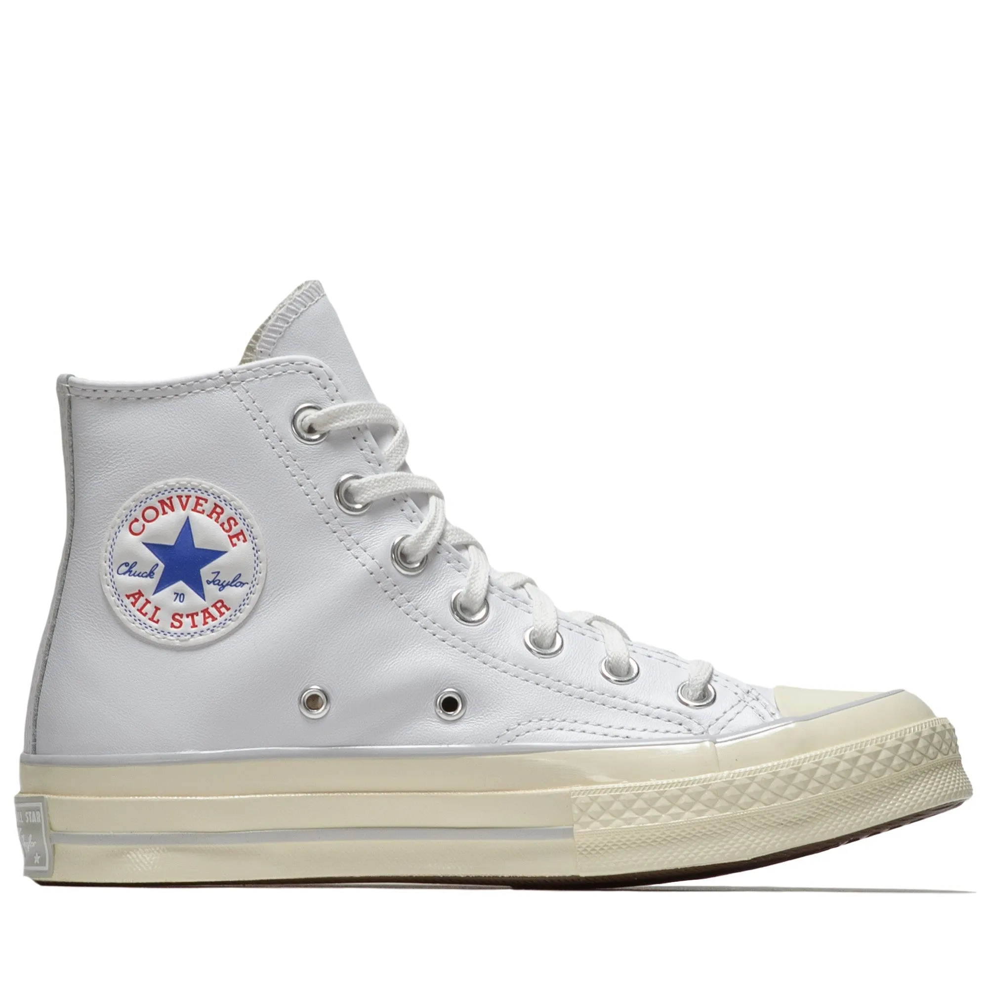 Converse Chuck 70 Leather - White/Fossilized