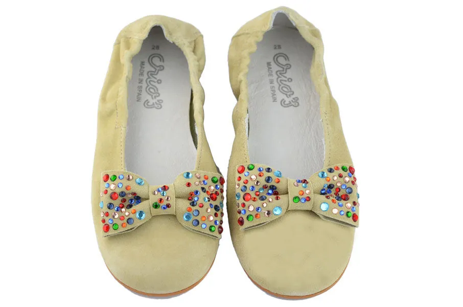 Crios Girls Beige Ballerina