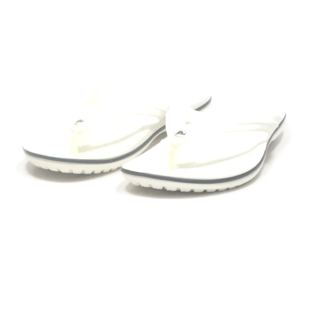 Crocs Crocband Slippers Rubber White Colour For Women