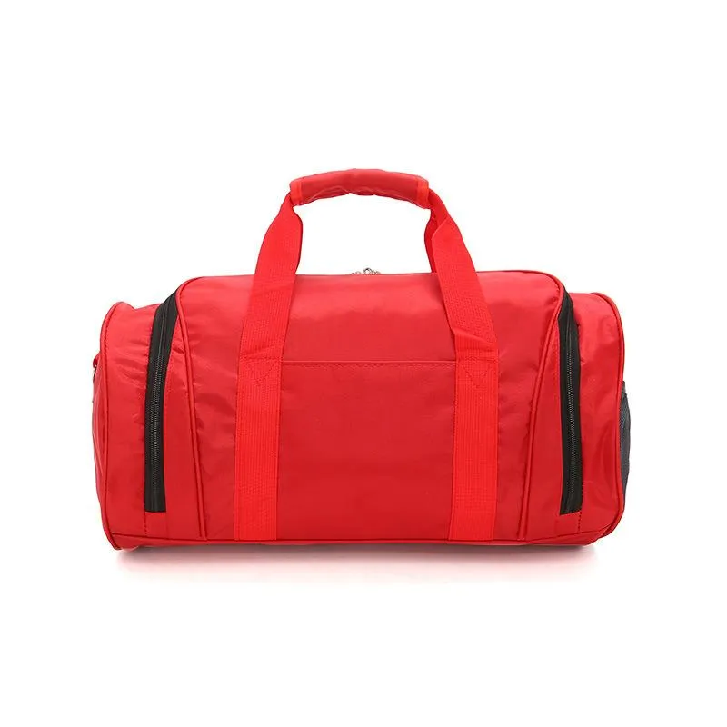 Cylinder shape fitness travel bag