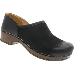 DANSKO WOMEN'S BRENNA BLACK BURNISHED SUEDE - 9431477800