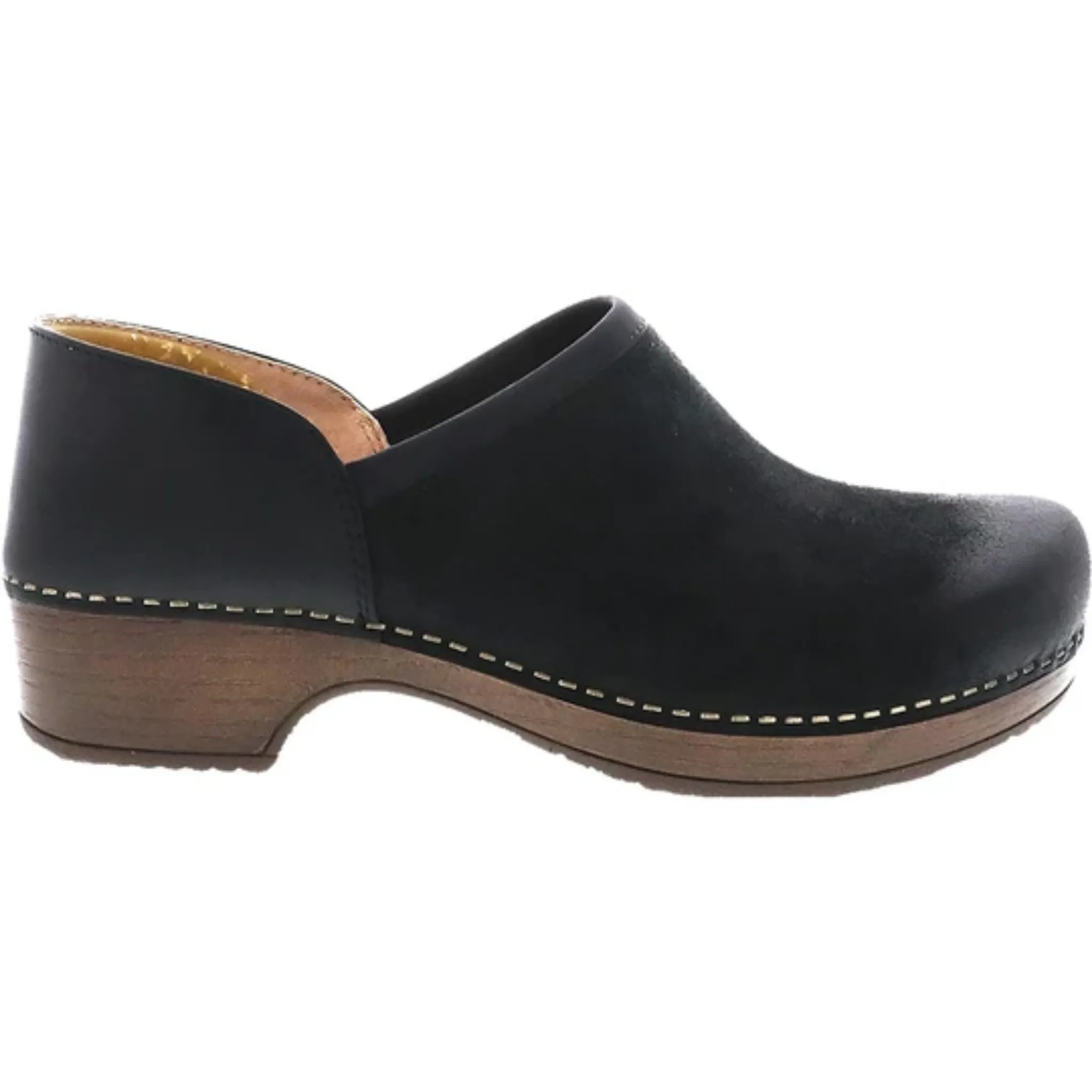 DANSKO WOMEN'S BRENNA BLACK BURNISHED SUEDE - 9431477800