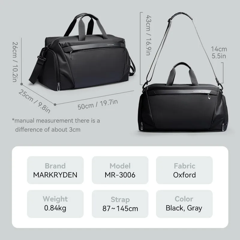 Deformable II: Leather Fitness Sports Handheld Crossbody Multifunctional Bag