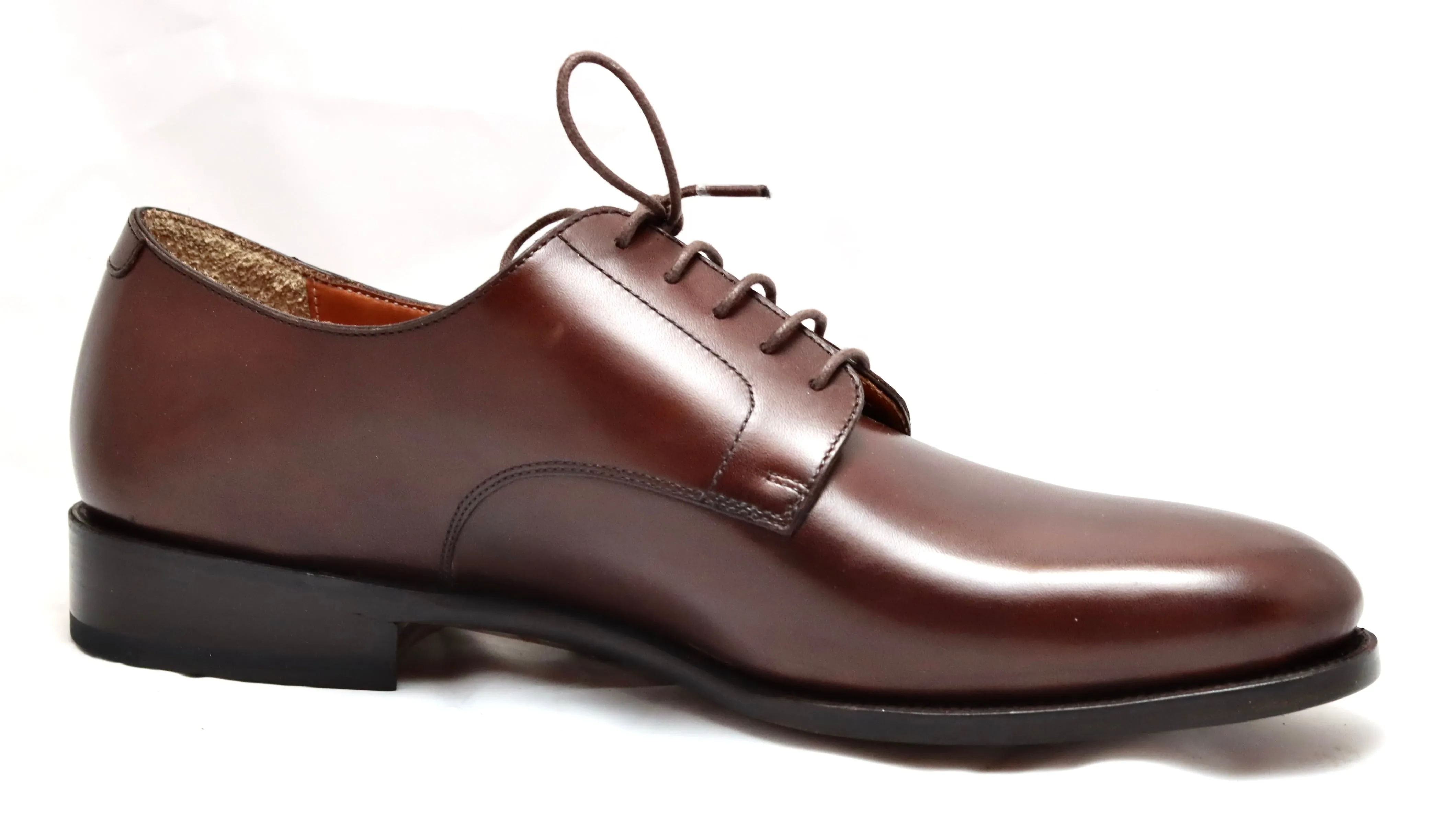 Derby shoe | mocha | Box calf |wide fit