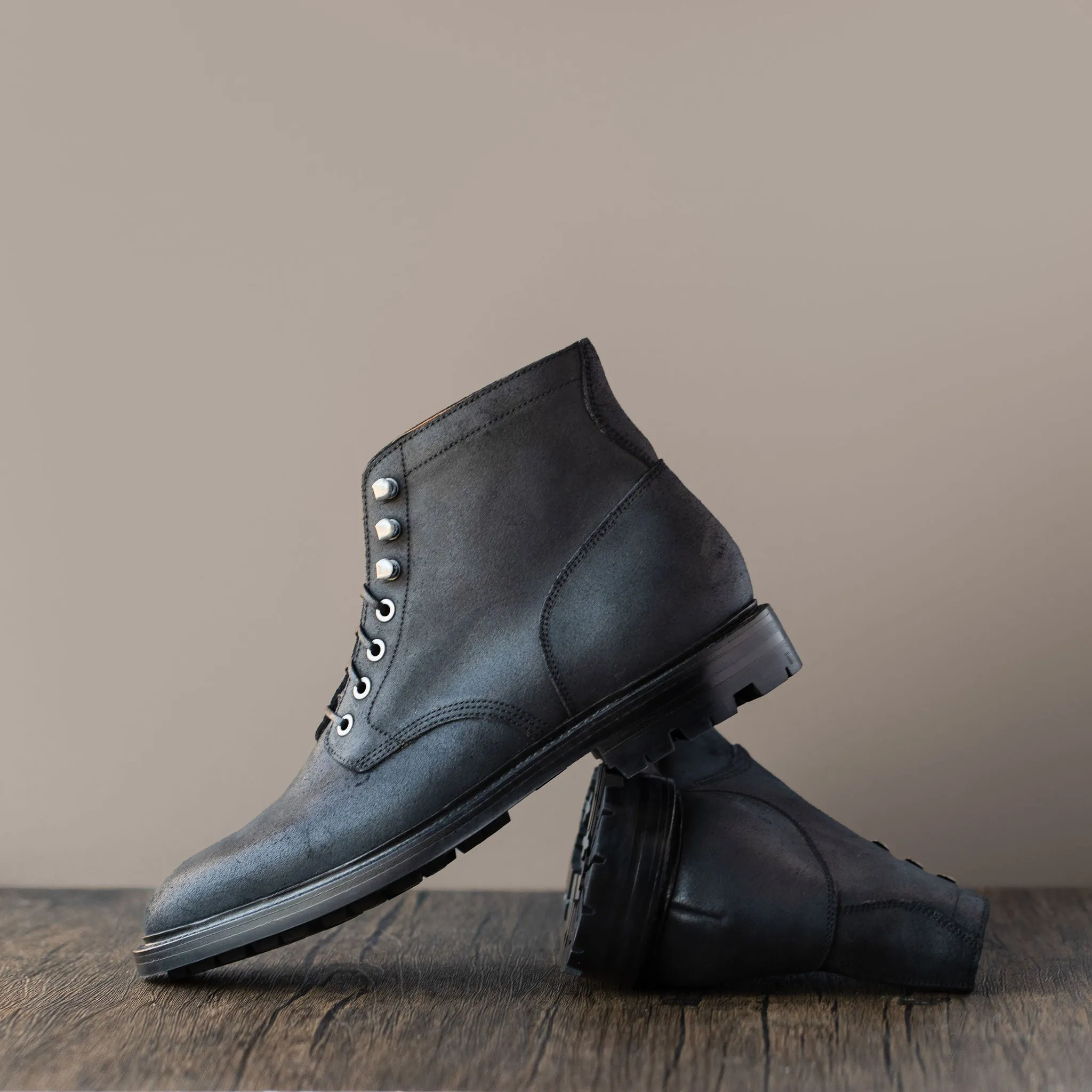 Diesel Boot Black Waxed Commander