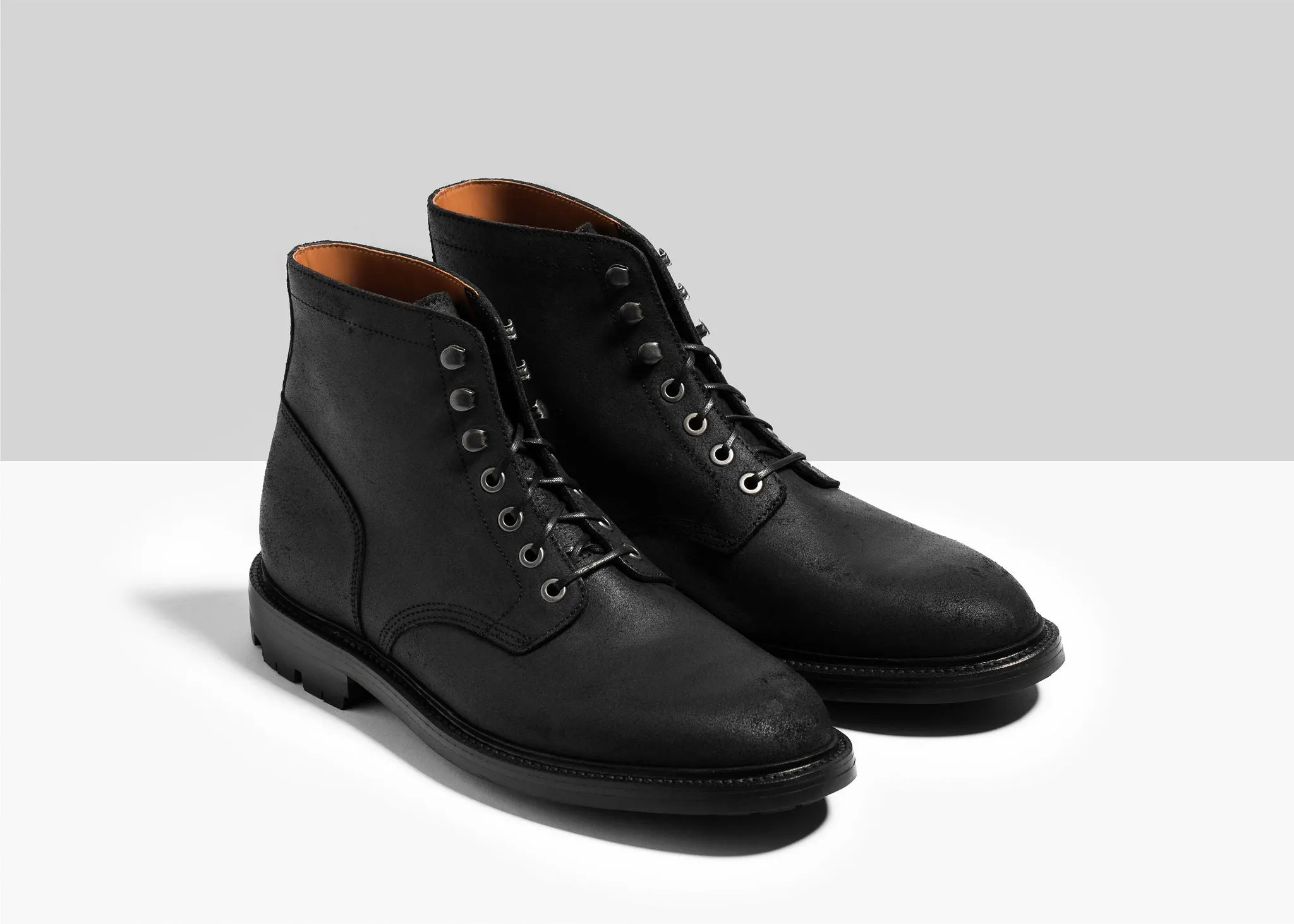 Diesel Boot Black Waxed Commander