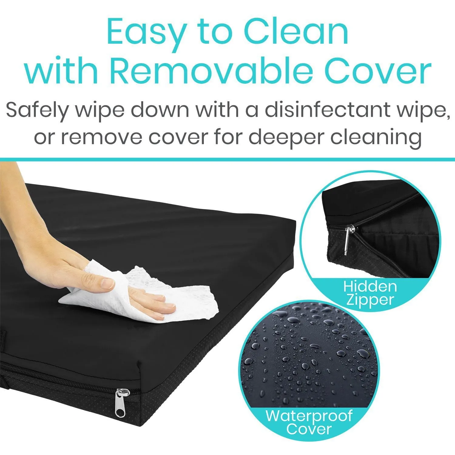 Easy-Clean Wheelchair Cushion