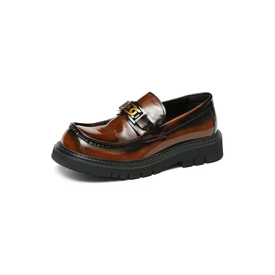 Eleganza Urbano Classy Cowhide Slip-On Dress Shoes