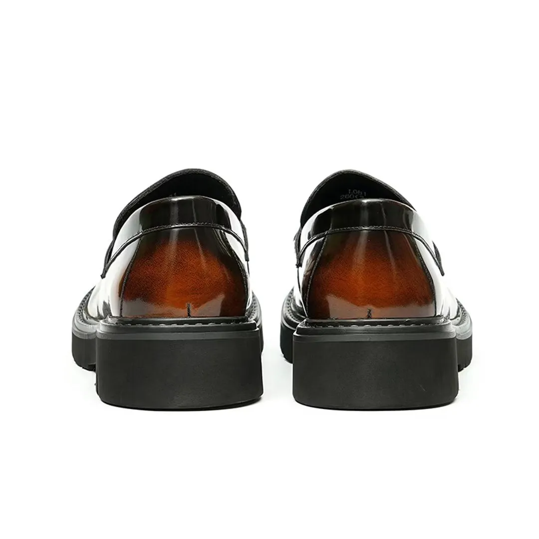 Eleganza Urbano Classy Cowhide Slip-On Dress Shoes