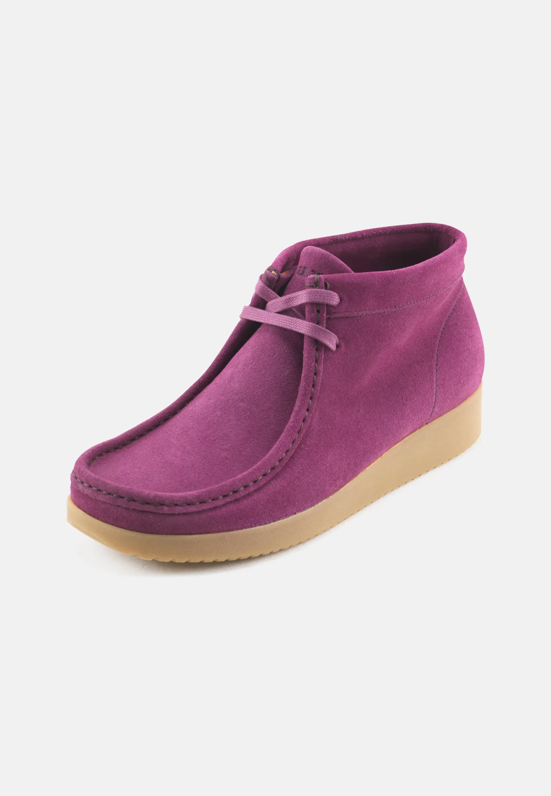 Ellen Støvle Suede - Dark Berry