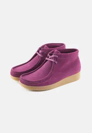 Ellen Støvle Suede - Dark Berry