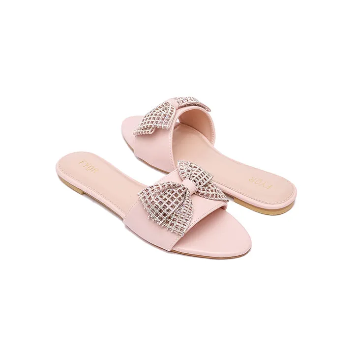 Embellished Bow Flat Sandal MY 216