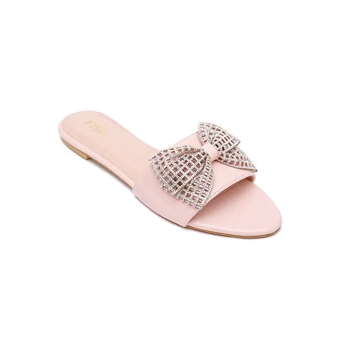 Embellished Bow Flat Sandal MY 216