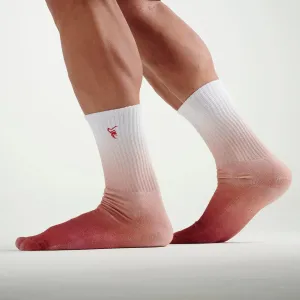 Embroidered Tie Dye Gym Socks