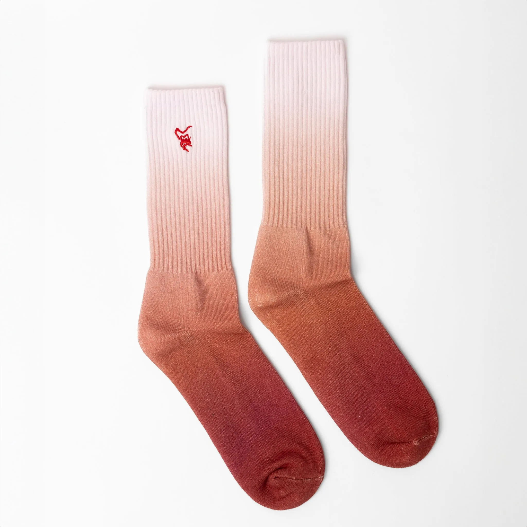 Embroidered Tie Dye Gym Socks